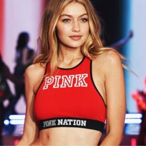 Victoria’s Secret PINK Nation- Red Crop Top- Sz. S